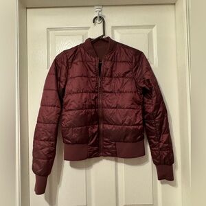 Lululemon non stop bomber size 4 euc *reversible